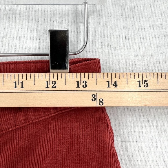 MADEWELL Pants Womens 27 Rust Cali Demi Boot Jeans Corduroy Button Front Edition - Picture 13 of 16